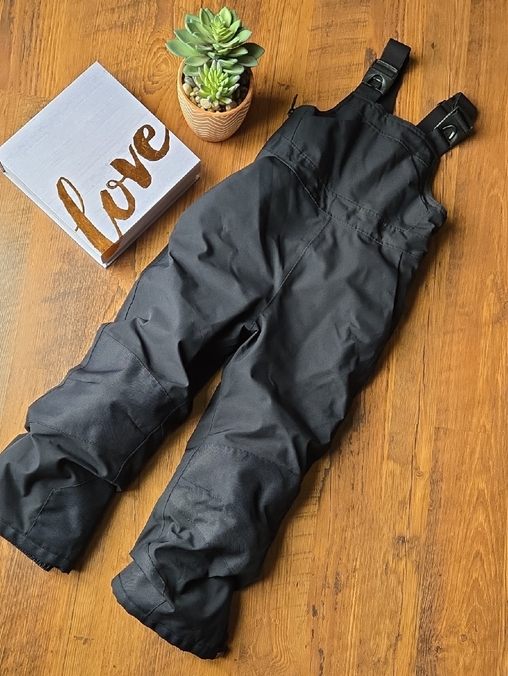 Kids all in motion Target XS (4/5) Black Waterproof Adjustable Winter Snow Pants
